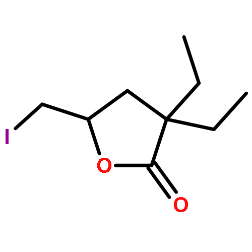 2(3H)-Furanone, 3,3-diethyldihydro-5-(iodomethyl)-