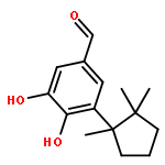 Benzaldehyde, 3,4-dihydroxy-5-[(1S)-1,2,2-trimethylcyclopentyl]-