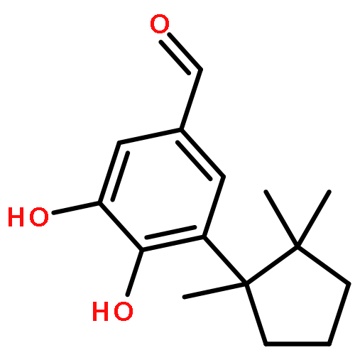 Benzaldehyde, 3,4-dihydroxy-5-[(1S)-1,2,2-trimethylcyclopentyl]-