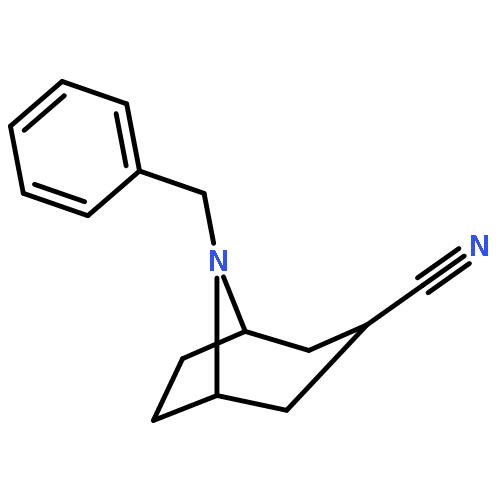 8-Azabicyclo[3.2.1]octane-3-carbonitrile, 8-(phenylmethyl)-