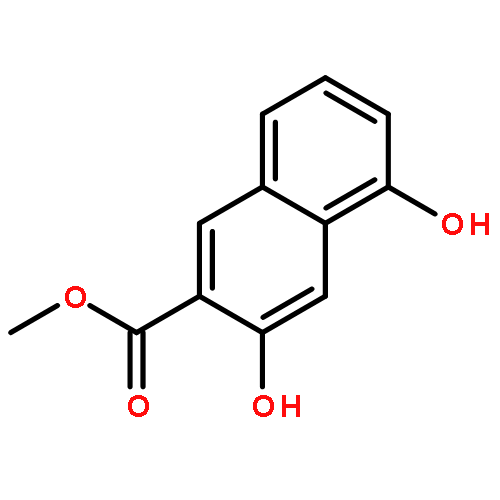 2-Naphthalenecarboxylic acid, 3,5-dihydroxy-, methyl ester