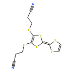 Propanenitrile,3,3'-[[2-(1,3-dithiol-2-ylidene)-1,3-dithiole-4,5-diyl]bis(thio)]bis-