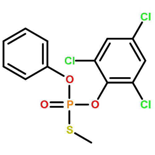 Phosphorothioic acid, S-methyl O-phenyl O-(2,4,6-trichlorophenyl) ester