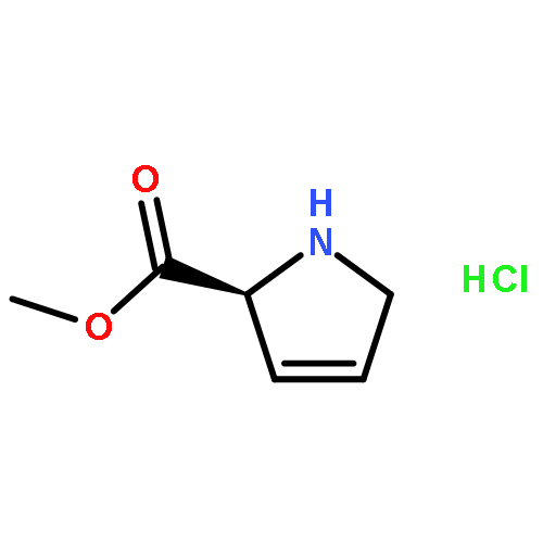 1H-Pyrrole-2-carboxylicacid, 2,5-dihydro-, methyl ester, hydrochloride (1:1), (2S)-