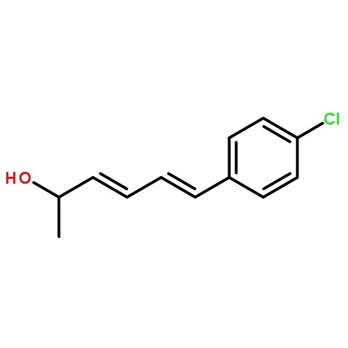 3,5-Hexadien-2-ol, 6-(4-chlorophenyl)-, (3E,5E)-