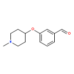 Benzaldehyde, 3-[(1-methyl-4-piperidinyl)oxy]-