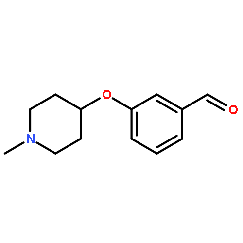 Benzaldehyde, 3-[(1-methyl-4-piperidinyl)oxy]-