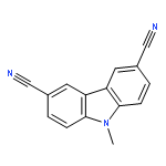 9H-Carbazole-3,6-dicarbonitrile, 9-methyl-