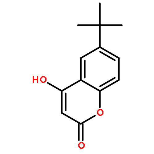 2H-1-Benzopyran-2-one,6-(1,1-dimethylethyl)-4-hydroxy-