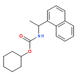 Carbamic acid, [1-(1-naphthalenyl)ethyl]-, cyclohexyl ester