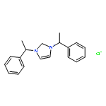 1H-Imidazolium, 1,3-bis[(1R)-1-phenylethyl]-, chloride