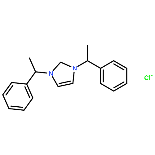 1H-Imidazolium, 1,3-bis[(1R)-1-phenylethyl]-, chloride