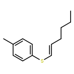 Benzene, 1-[(1E)-1-hexenylthio]-4-methyl-