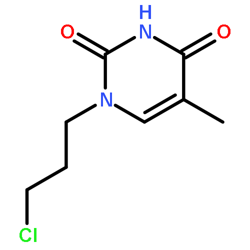 2,4(1H,3H)-Pyrimidinedione, 1-(3-chloropropyl)-5-methyl-