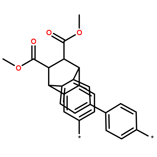 Poly[[9,10-dihydro-11,12-bis(methoxycarbonyl)-9,10-ethanoanthracene
-2,6-diyl]-1,4-phenylene]