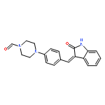 1-Piperazinecarboxaldehyde,4-[4-[(1,2- dihydro-2-oxo-3H-indol-3-ylidene)methyl]- phenyl]-