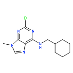 9H-Purin-6-amine, 2-chloro-N-(cyclohexylmethyl)-9-methyl-