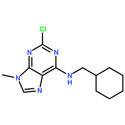 9H-Purin-6-amine, 2-chloro-N-(cyclohexylmethyl)-9-methyl-