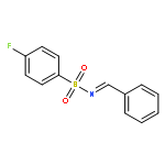 Benzenesulfonamide, 4-fluoro-N-(phenylmethylene)-