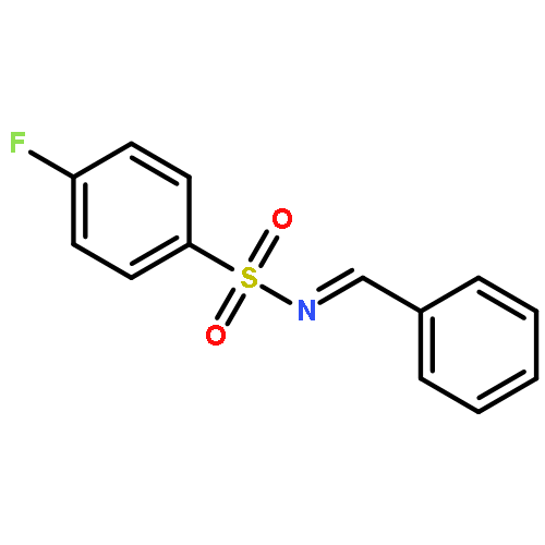 Benzenesulfonamide, 4-fluoro-N-(phenylmethylene)-