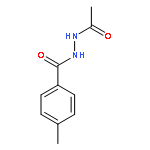 Benzoic acid, 4-methyl-, 2-acetylhydrazide