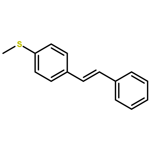 Benzene, 1-(methylthio)-4-(2-phenylethenyl)-