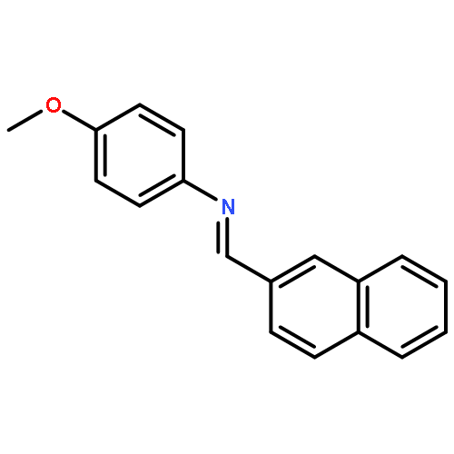 Benzenamine, 4-methoxy-N-(2-naphthalenylmethylene)-, (E)-