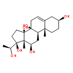 Pregn-5-ene-3,8,12,14,17,20-hexol,(3b,12b,14b,17a,20S)- (9CI)