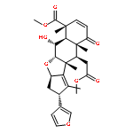 2H-Cyclopenta[b]naphtho[2,3-d]furan-10-acetic acid, 2-(3-furanyl)-3,3a,4a,5,5a,6,9,9a,10,10a-decahydro-5-hydroxy-6-(meth oxycarbonyl)-1,6,9a,10a-tetramethyl-9-oxo-, methyl ester, (2R,3aR,4aS,5R,5aR,6R,9aR,10S,10aR)-