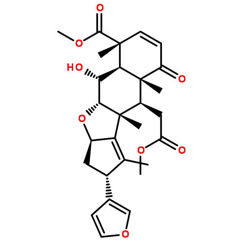 2H-Cyclopenta[b]naphtho[2,3-d]furan-10-acetic acid, 2-(3-furanyl)-3,3a,4a,5,5a,6,9,9a,10,10a-decahydro-5-hydroxy-6-(meth oxycarbonyl)-1,6,9a,10a-tetramethyl-9-oxo-, methyl ester, (2R,3aR,4aS,5R,5aR,6R,9aR,10S,10aR)-