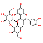 4H-1-Benzopyran-4-one,2-(3,4-dihydroxyphenyl)-3-[(2-O-b-D-glucopyranosyl-b-D-glucopyranosyl)oxy]-5,7-dihydroxy-