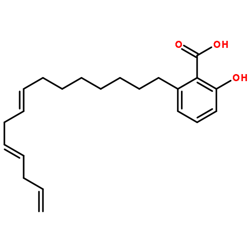 Benzoic acid,2-hydroxy-6-(8,11,14-pentadecatrien-1-yl)-