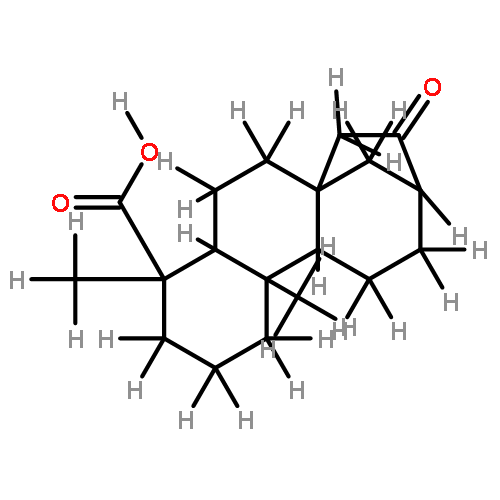 16-Oxo-17-nor-(-)-kauran-19-carbonsaeure