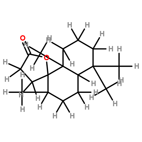 3-((4aS)-1c-hydroxy-2c,5,5,8a-tetramethyl-(4ar,8at)-decahydro-[1t]naphthyl)-propionic acid-lactone