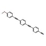 Benzonitrile, 4-[[4-[(4-methoxyphenyl)ethynyl]phenyl]ethynyl]-