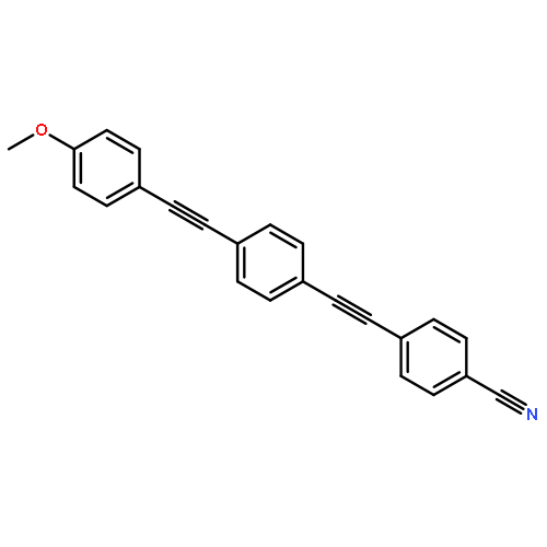 Benzonitrile, 4-[[4-[(4-methoxyphenyl)ethynyl]phenyl]ethynyl]-