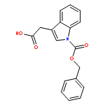 1H-Indole-3-acetic acid, 1-[(phenylmethoxy)carbonyl]-