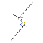 Poly[(4,4'-dinonyl[2,2'-bithiazole]-5,5'-diyl)-1,2-ethynediyl]