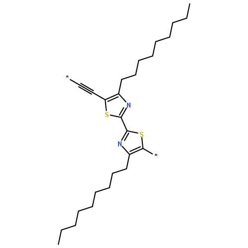 Poly[(4,4'-dinonyl[2,2'-bithiazole]-5,5'-diyl)-1,2-ethynediyl]