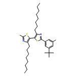 Poly[(4,4'-dioctyl[5,5'-bithiazole]-2,2'-diyl)[5-(1,1-dimethylethyl)-1,3-phen
ylene]]