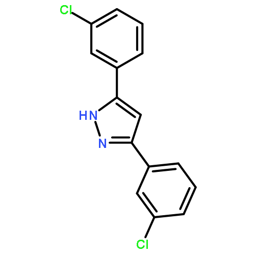 1H-Pyrazole, 3,5-bis(3-chlorophenyl)-