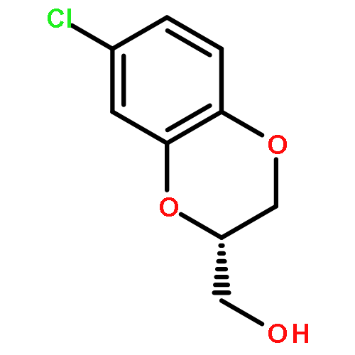 1,4-Benzodioxin-2-methanol, 7-chloro-2,3-dihydro-, (S)-