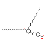 Benzoic acid, 3,4-bis(dodecyloxy)-, 4-carboxyphenyl ester