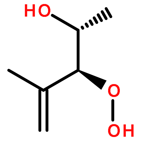 4-Penten-2-ol, 3-hydroperoxy-4-methyl-, (2R,3S)-