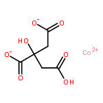 1,2,3-Propanetricarboxylicacid, 2-hydroxy-, cobalt(2+) salt (1:1)