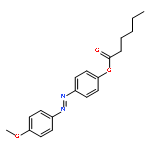 Hexanoic acid, 4-[(4-methoxyphenyl)azo]phenyl ester