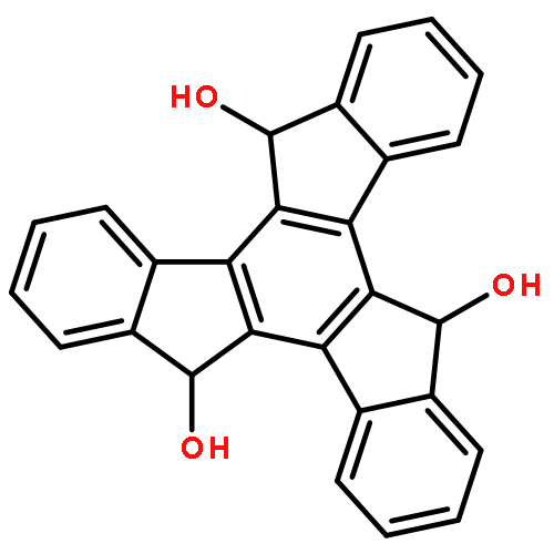 5H-Tribenzo[a,f,k]trindene-5,10,15-triol, 10,15-dihydro-