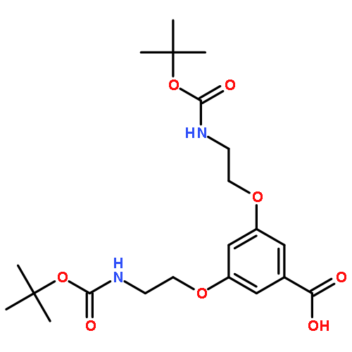 Benzoic acid,3,5-bis[2-[[(1,1-dimethylethoxy)carbonyl]amino]ethoxy]-