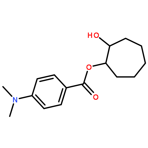 Benzoic acid, 4-(dimethylamino)-, (1S,2R)-2-hydroxycycloheptyl ester