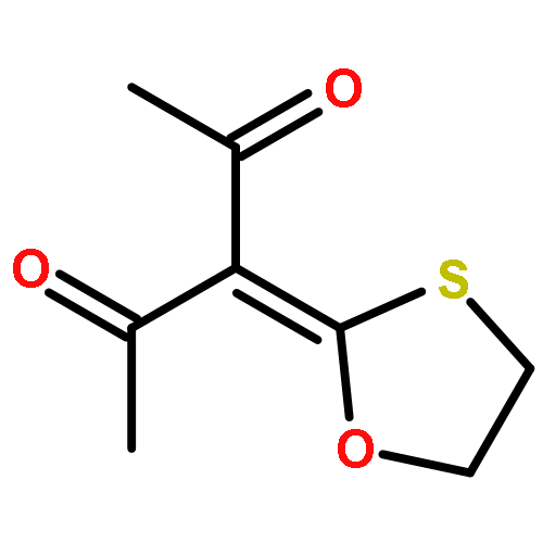 2,4-Pentanedione, 3-(1,3-oxathiolan-2-ylidene)-